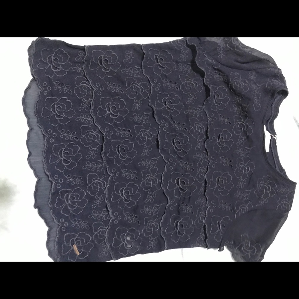 Abercrombie and Fitch Navy blue blouse